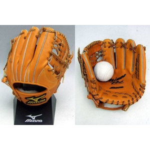 2009年モデル!! MIZUNO（ミズノ） 軟式用グローブ ミズノプロ インフィルダーセレクション 内野手用 サイズ8 オレンジ 右投げ用 オレンジ(54)