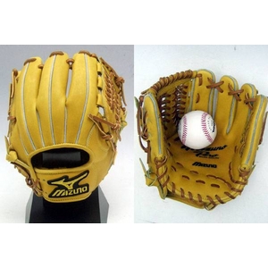 09年K-KULB限定モデル♪ MIZUNOPRO(ミズノプロ) 硬式グローブ 『バイオソールテクノロジーリアルセレクション』 内野手用6(遊撃手/二塁手用) サイズ9 ナチュラル 右投げ用