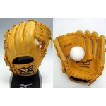 2009年モデル MIZUNO（ミズノ） 少年軟式用グローブ DIAMOND MASTER（ダイヤモンドマスター） オールラウンド用 サイズM 荒木型 ナチュラル 右投げ用 ナチュラル(47)