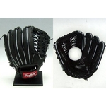 メジャーリーガーのグローブを軟式用に!! RAWLINGS（ローリングス） 一般軟式グローブ Michael Young（マイケル・ヤング）モデル ブラック(90) 右投げ用 ブラック(90) 右投げ用