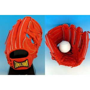 日本の野球メーカーのパイオニアTAMAZAWA（タマザワ） 最高級軟式グローブ Jオレンジ 内野手用 tg-jo244 Jオレンジ 