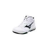 MIZUNO（ミズノ） ミズノ ウェーブルーキーBB ホワイト×ブラック 22.5cm