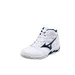 MIZUNO（ミズノ） ミズノ ウェーブルーキーBB ホワイト×ネイビー 13KL97014 19.0cm