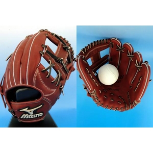 MIZUNO（ミズノ） グローバルエリート 軟式グローブ 外野手用 ローズブラウン 右投げ用