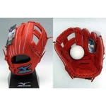 プロのこだわりをジュニア用に!! MIZUNO（ミズノ）少年軟式グローブ『プロフェッショナル』シリーズ 【二岡モデル】 スプレンッディッドオレンジ スプレンディッドオレンジ（52） 右投げ用