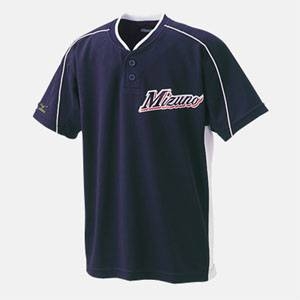 MIZUNO�i�~�Y�m�j BUWLEAGUE�i�r���[���[�O�j �x�[�X�{�[���V���c �W���j�A�E�n�[�t�{�^���E�e�؂�ւ� �l�C�r�[�~�z���C�g(14) 140�摜���̂P�X�V��