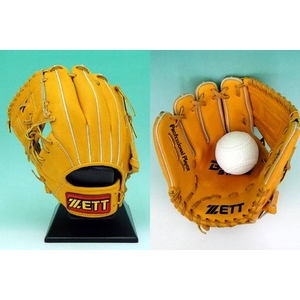 ZETT（ゼット） 2010年モデル 『バック ステージ』 少年軟式グローブ 左投げ用 内野オールラウンド用 オークブラウン