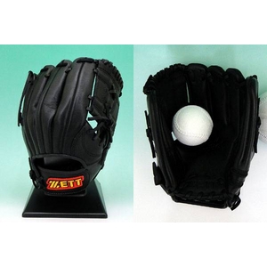 【2010年商品】 ZETT（ゼット） 少年軟式グローブ バックステージ ジェイフィッツ オールラウンド用 右投用 サイズM ブラック