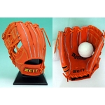 【2010年商品】 ZETT（ゼット） 少年軟式グローブ バックステージ ジェイフィッツ オールラウンド用 左投げ用 サイズM オレンジ