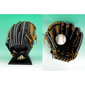 【2010年モデル】 adidas（アディダス） 硬式グローブ アディダスプロフェッショナル 内野手用 ブラック 右投用 【E37404】