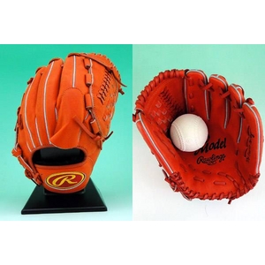 2010年モデル RAWLINGS（ローリングス） ジュニア軟式用グローブ 『プロモデルシリーズ』 Rオレンジ 涌井モデル
