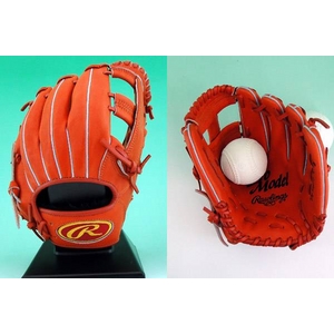 2010年モデル RAWLINGS（ローリングス） ジュニア軟式用グローブ 『プロモデルシリーズ』 Rオレンジ 今江モデル
