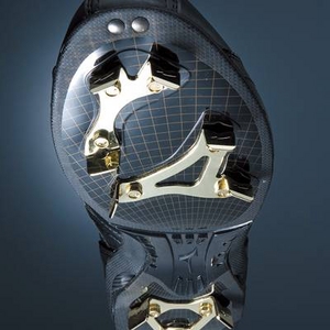 MIZUNO�i�~�Y�m�j ����������X�p�C�N �S�[���f�����[�L�[ �u���b�N�~�u���b�N 24.5cm�C���[�W��