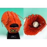 2010年モデル MIZUNOPRO（ミズノプロ） 硬式グローブ 岸モデル 投手用 2gw18053-52-h スプレンディッドオレンジ(52) 左投げ用