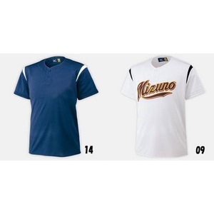 MIZUNO�i�~�Y�m�j �}���`�x�[�X�{�[���V���c �n�[�t�{�^���^�C�v 52lb309 XO �z���C�g�~���b�h(62)�摜����1