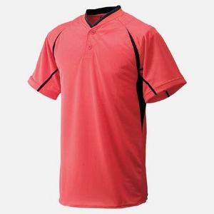 MIZUNO�i�~�Y�m�j �x�[�X�{�[���V���c �n�[�t�{�^���E���܃^�C�v 52le26200 XO ���b�h�~�u���b�N�~�u���b�N(62)�摜����1