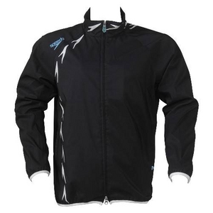 SPEEDO（スピード） コンペティションアパレル メンズサイドワインダーウインドジャケット ブラック （SD18F01） S