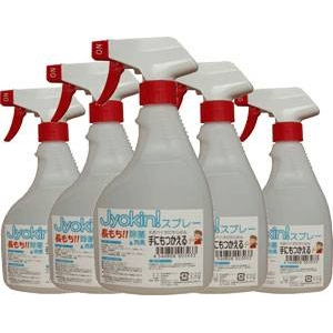 除菌時間が長もち！多目的に使えるインフルエンザ対策 Jyokin!スプレー 500mL×5本