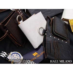 HALL MILANO(ハルミラノ) リングシリーズ 2つ折り財布(スタンダード) ホワイト