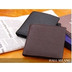 HALL MILANO(ハルミラノ) バッファロー2つ折り財布 ブラック
