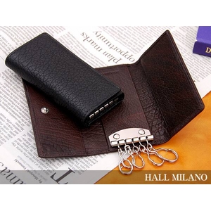 HALL MILANO(ハルミラノ) バッファローキーケース ブラック