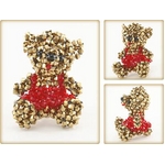 Crystal DOG&Bear（クリスタルドッグ&ベア） ベア・ゴールドスカート（Medium）