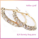 Beji（ベジ） Eternity hoop/pierce【イエローゴールド】 tj200912020be