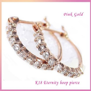 Beji（ベジ） Eternity hoop/pierce【ピンクゴールド】 tj200912020be