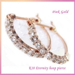 Beji（ベジ） Eternity hoop/pierce【ピンクゴールド】 tj200912020be