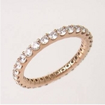 me. 【95-0299】SV925フルエタニティーRing(PinkGoldコーティング)9号  TJ201002027ME