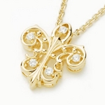 Beji(ベジ) lily type/ネックレス/Light Yellow【czダイヤ】