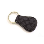 COACH（コーチ） キーリング シグネチャー ティアドロップ キーホルダー F92699SLCBK