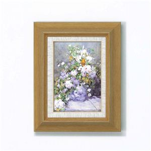 風景専門店あゆわら 《名画》ルノワール名画額 サム 「花瓶の花」