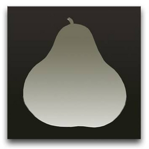 《インテリア ミラー》Forme Mirror Pear Brown(ペア/ブラウン)
