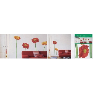 《ウォールステッカー》Home stickers Cedric Porshez / 4pavots rouges
