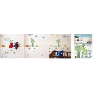 《ウォールステッカー》Home stickers Kalou / Bleu