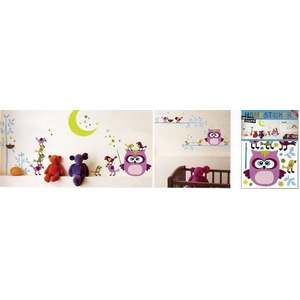 《ウォールステッカー》Home stickers Maryse Guittet/Hibou et compagnie