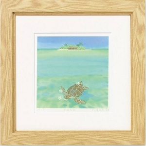 《水彩画》honu〔栗乃木ハルミ・くりのき はるみ〕