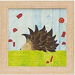 《絵画》ニコル ボーン ハリネズミ