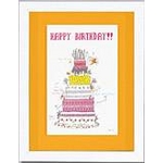 《絵画》サカモト リョウ HAPPY BIRTHDAY