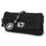 miumiu（ミュウミュウ） NAPPA CRISTAL RP0233 NERO ブラック ハンドバッグ