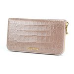 miumiu（ミュウミュウ） COCCO LUX 5M0506 ライトピンク 長財布