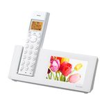 SHARP（シャープ） インテリアホン デジタルコードレス留守番電話機（子機1台付き）JD-4C1CL-W ホワイト系 JD4C1CL