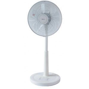 TEKNOS 30cm羽根 超微風 リビング フルリモコン扇風機 ホワイト KI-300FR画像１