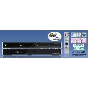 地上デジタルHDD搭載ビデオ一体DVDレコーダー 250GB DX BROADTEC DXRW250