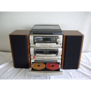 創和(SOWA)3CD マルチコンポ レコードプレイヤー ステレオダブルカセットRW-55M rw-55m