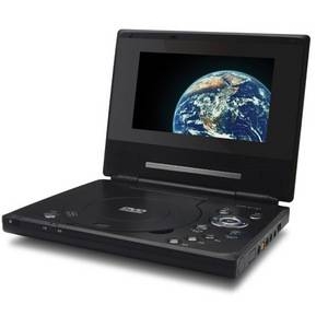 ポータブルDVDプレーヤー YTO-P7101B ブラック 【7インチ液晶】 3電源対応 【新品メーカー保証つき】