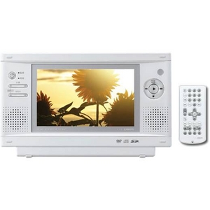 ツインバード 防水ポータブルDVDプレーヤー VD-J712W 【業界最高クラスの防水性能】 SDカードスロット内蔵