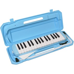 カラフル32鍵盤ハーモニカ♪　MELODY PIANO 【P3001-32K】　♪　ピアニカ　♪　ライトブルー