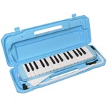 カラフル32鍵盤ハーモニカ♪　MELODY PIANO 【P3001-32K】　♪　ピアニカ　♪　ライトブルー